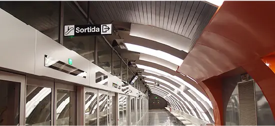 Proyectos Áreas de transporte realizados por Luxes
