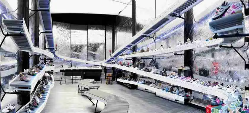 Proyecto de iluminación comercial en tienda Munich La Roca Village con luminarias LED de Luxes.