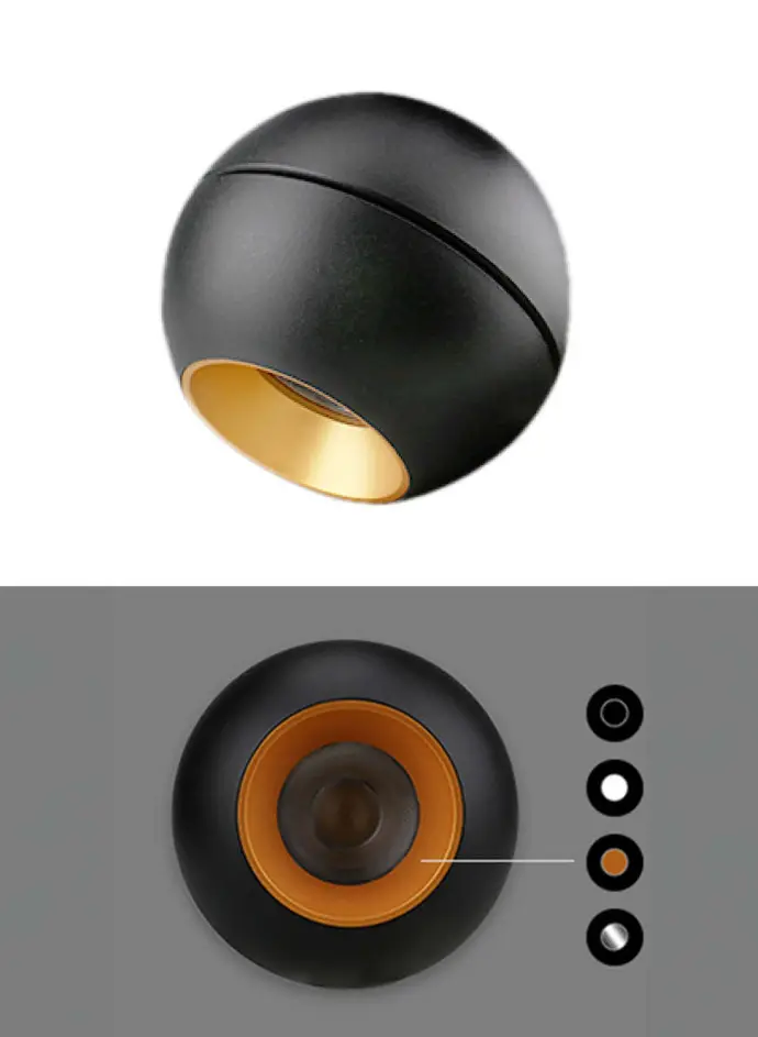 Optica 1/2 esfera facetado 