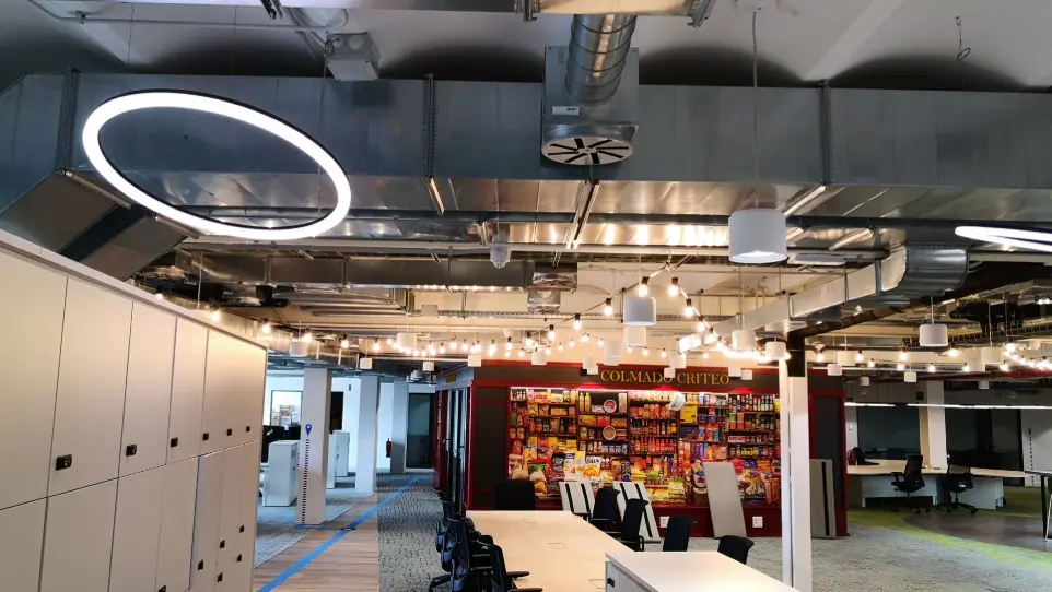 Aros LED oficina Criteo